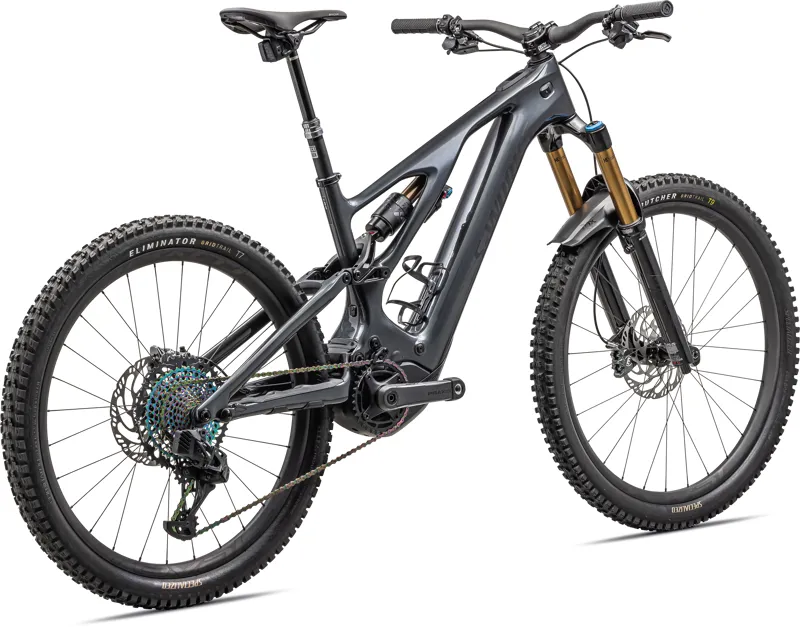 Specialized S-Works Turbo Levo Electric Full Suspension Mountain Bike 2024 in Black/Chrome-2